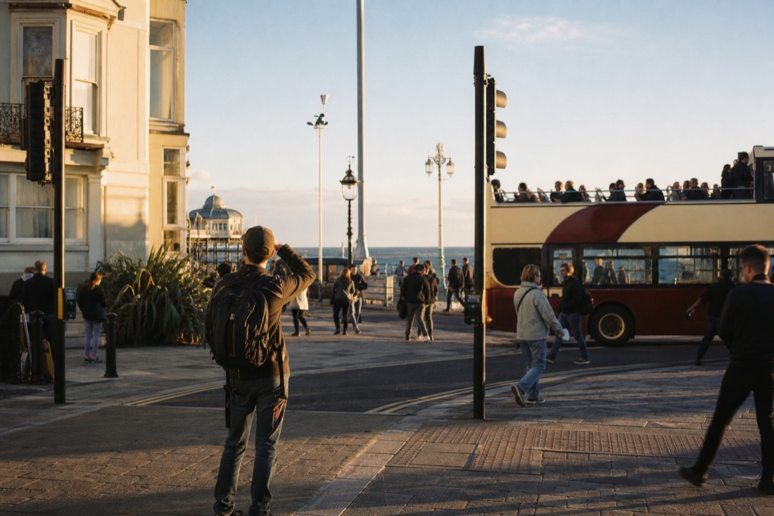 What can you reach on foot from Brighton Pier? in Brighton